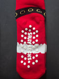 B48J1228 SILLY SOCKS "SANTA BOOT" THICK SOCKS