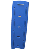 BCBM-110 LEGARE' BOOKCASE BLUE/WHITE 59" X 18"