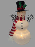2007 LED TABLETOP SNOWMAN 7.5" TALL