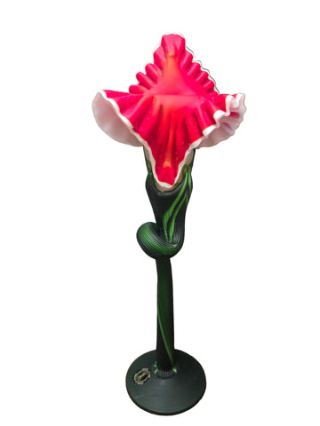 CH614WR-1 CANDLE HOLDER BAIJAN GLASS