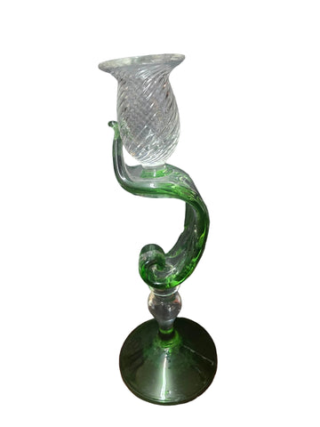 CH618G CANDLE HOLDER BAIJAN GLASS