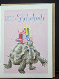 APAC013 WRENDALE DESIGNS "LET'S SHELLEBRATE" PARTY ANIMALS BIRTHDAY CARD