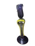 CH615YB CANDLE HOLDER BAIJAN GLASS