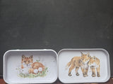 MT004 WRENDALE DESIGNS MINI DESIGNER TIN "FOX"