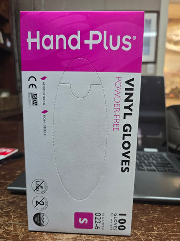 022-6 HandsPlus vinyl Gloves Powder Free size Small