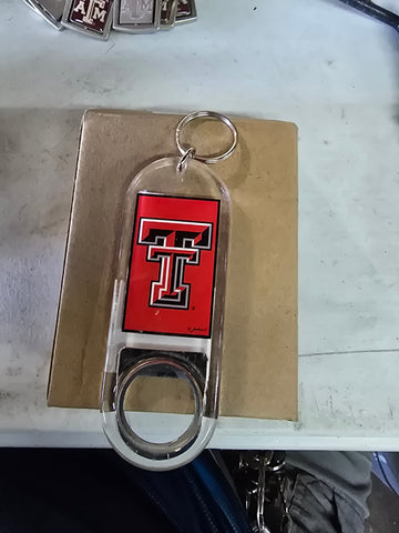 24810 GAME DAY OUTFITTERS  TEXAS TEC KEYRING