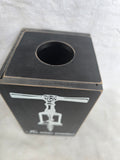 849989-B GLITZHOME WINE CORK BOX "IN VINO VERITAS"
