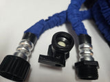 3DT EXPANDABLE WATER HOSE BLUE 75 FT WITH ON/OFF VALVE
