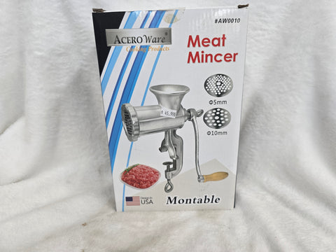 AW-0010 ACERO WARE MEAT MINCER MANUAL