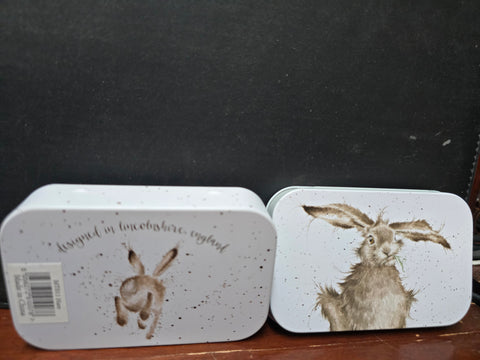 MT011 DESIGNER "HARE" MINI TIN WRENDALE DESIGNS