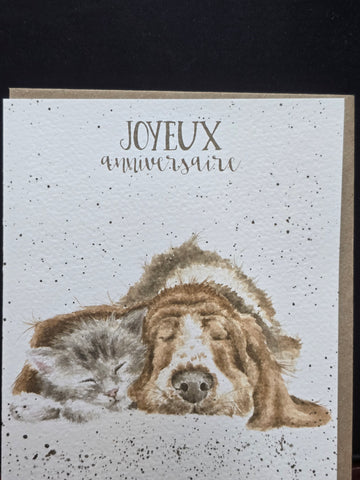 FOC012 WRENDALE DESIGNS JOYEUX ANNIVERSAIRE "MEILLEURS AMIS"