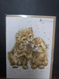 AZ035 "WILD AT HEART" THE ZOOLOGY COLLECTION CARD WRENDALE DESIGNS