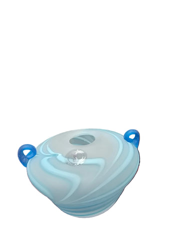 CH301TQ CANDLE HOLDER BAIJAN GLASS