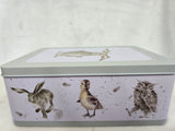 RT001 "THE COUNTRY SET " MEDIEUM RECTANGULAR TIN WRENDALE DESIGNS