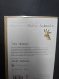 APA008 "NEW TRICKS" PARTY ANIMALS HAPPY BIRTHDAY CARD WRENDALE DESIGNS