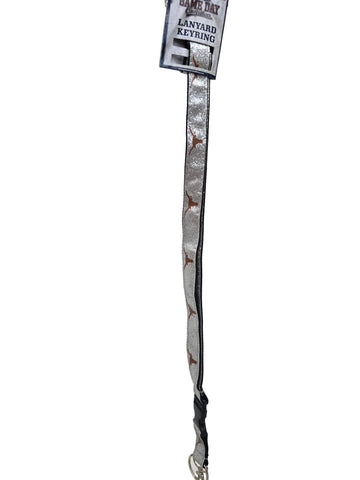 GAME DAY OUTFITTERS UNIVERSITY OF TEXAS LANYARD KEYRING