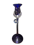 CH602B CANDLE HOLDER BAIJAN GLASS