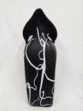 DG208BKW2 VASES BAIJAN GLASS