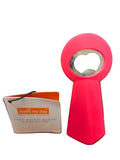 BOP04 MAKE MY DAY HAPPY HOUR BOTTLE OPENER RED