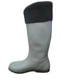BT08-001-751-38 BUTTERFLYTWISTS WINDSOR GRAY/BLACK KNIT SIZE 7 RAIN BOOT