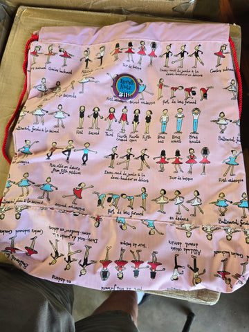 44KB TYRRELL KATZ BOOK BAG/BACK PACK Ballet