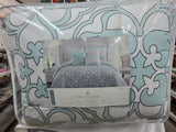 CTA-4826 PENTHOUSE COLLECTION TALIA KING BED IN BAG 7PC