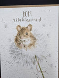 FOC004 WRENDALE DESIGNS BON BON RETABLISSEMENT FRENCH GREETING CARD