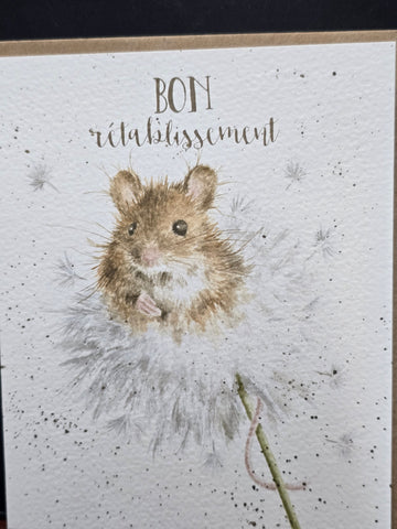FOC004 WRENDALE DESIGNS BON BON RETABLISSEMENT FRENCH GREETING CARD