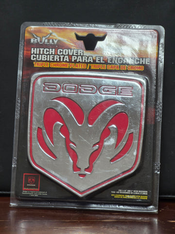 CR-11 PILOT AUTOMOTIVE BULLY HITCH COVER DODGE RAM RED