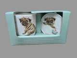 WNLZ3943-XG MUG & COASTER SET WRENDALE DESIGNS