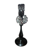CH607PR CANDLE HOLDER BAIJAN GLASS