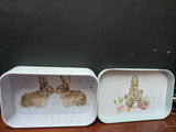 MT002 DESIGNER "RABBIT" MINI TIN WRENDALE DESIGNS