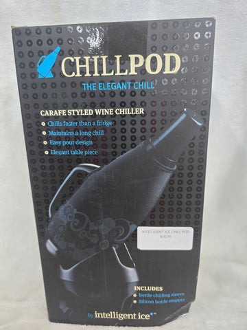 HCPO1BK INTELLIGENT ICE CHILLPOD WINE BOTTLE CHILLER