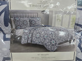 31834 GLENDA QUEEN STAR PATTERN 3PC QUILT SET