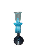 CH605TQ CANDLE HOLDER BAIJAN GLASS
