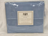 SKY BLUE LUSH HOME COLLECTION FULL 6PC SHEET SET