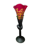 CH614RBK-4 CANDLE HOLDER BAIJAN GLASS