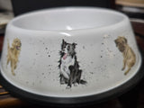 TN007 DOG MEDIUM DOG BOWL WRENDALE DESIGNS