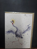 AZ013 "DANCING QUEEN" THE ZOOLOGY COLLECTION CARD WRENDALE DESIGNS