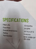 WHC-20BB-SP-5M-SG6 PENTAIR POLYSPUN FILTER