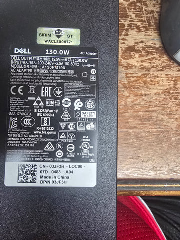 LA130PM190 DELL 130W-AC ADAPTOR