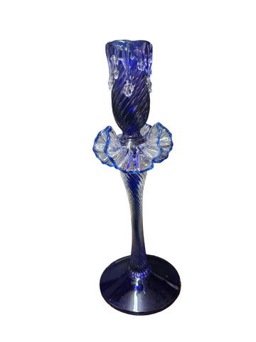 CH603B CANDLE HOLDER BAIJAN GLASS