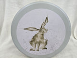 RRL001 "HARE" LARGE ROUND TIN WRENDALE DESIGNS