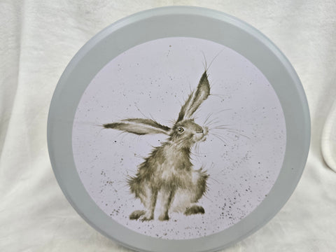 RRL001 "HARE" LARGE ROUND TIN WRENDALE DESIGNS