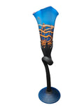 CH614TQBL-1 CANDLE HOLDER BAIJAN GLASS