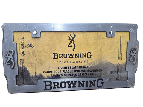BLF2503 SIGNATURE PRODUCTS GROUP "BROWNING LICENSE PLATE FRAME