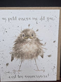 FOC019 WRENDALE DESIGN C'EST TON ANNIVERSAIRE "UN PETIT OISEAU ME DIT QUE"