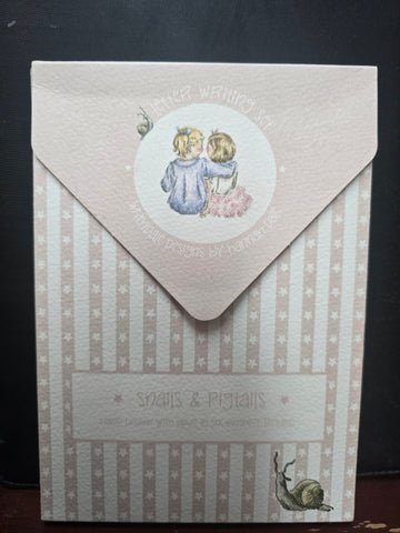 L008 "SNAILS AND PIGTAILS" LETTER WRITING SET WRENDALE DESIGNS