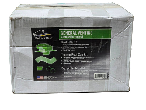 012940 BUILDERS BEST ROOF CAP EXAUST KIT