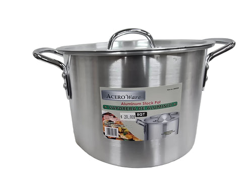 AW2008 ACERO WARE 8 QT STOCK POT